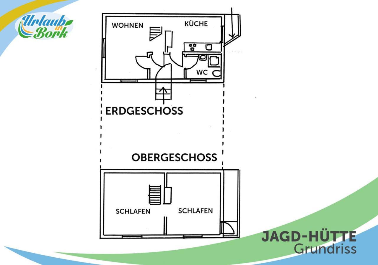 Jagd-Angler-Holzhaus-Im-Wald-Am-See Villa Kyritz Eksteriør billede