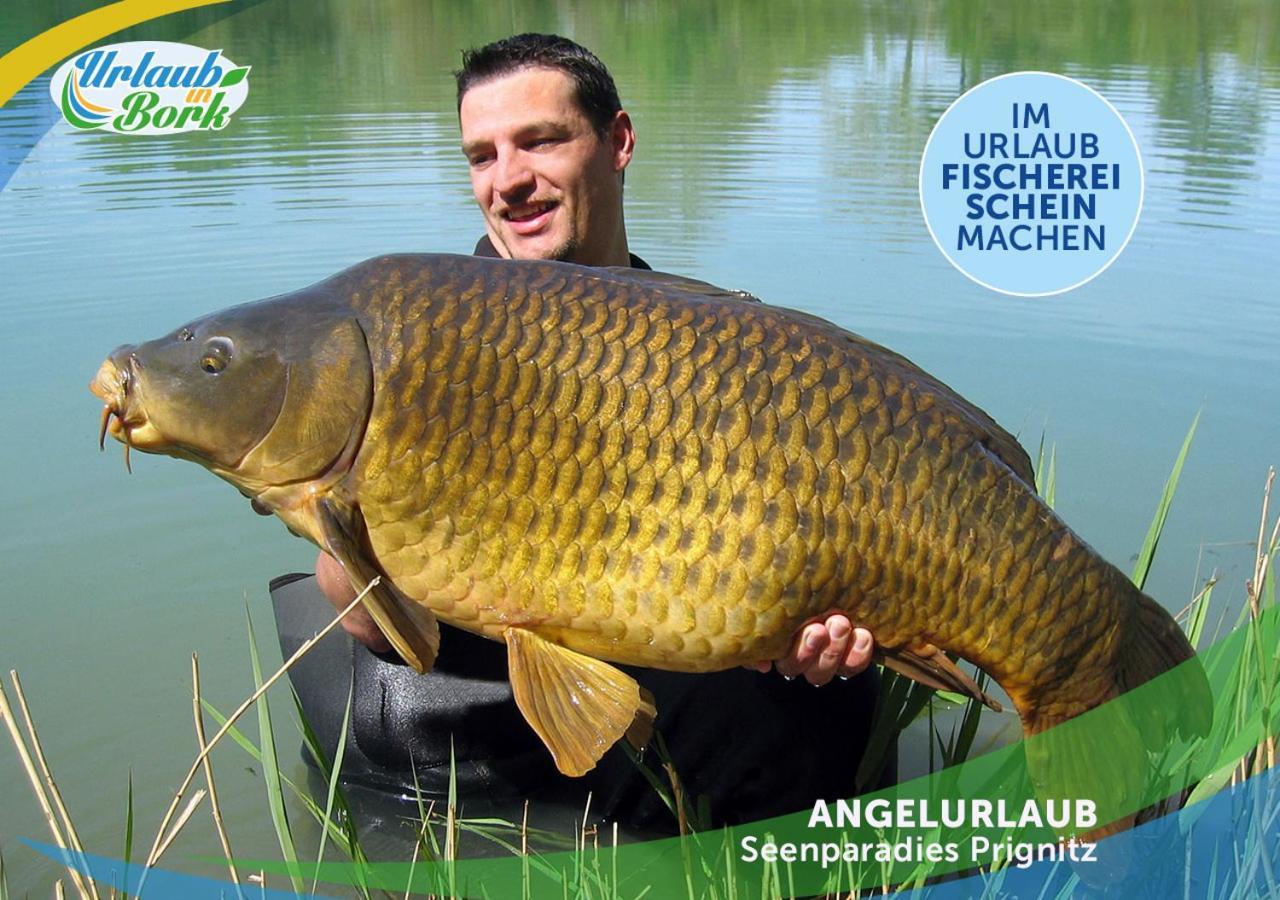 Jagd-Angler-Holzhaus-Im-Wald-Am-See Villa Kyritz Eksteriør billede